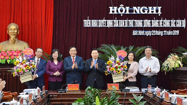 Ban Bí thư chuẩn y 2 tân Phó Bí thư Tỉnh uỷ Bắc Ninh ban bi thu chuan y 2 tan pho bi thu tinh uy bac ninh