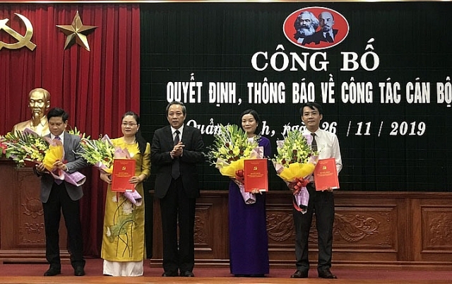Nhân sự, lãnh đạo mới tại Sóc Trăng, Quảng Bình, Quảng Ngãi nhan su lanh dao moi tai soc trang quang binh quang ngai