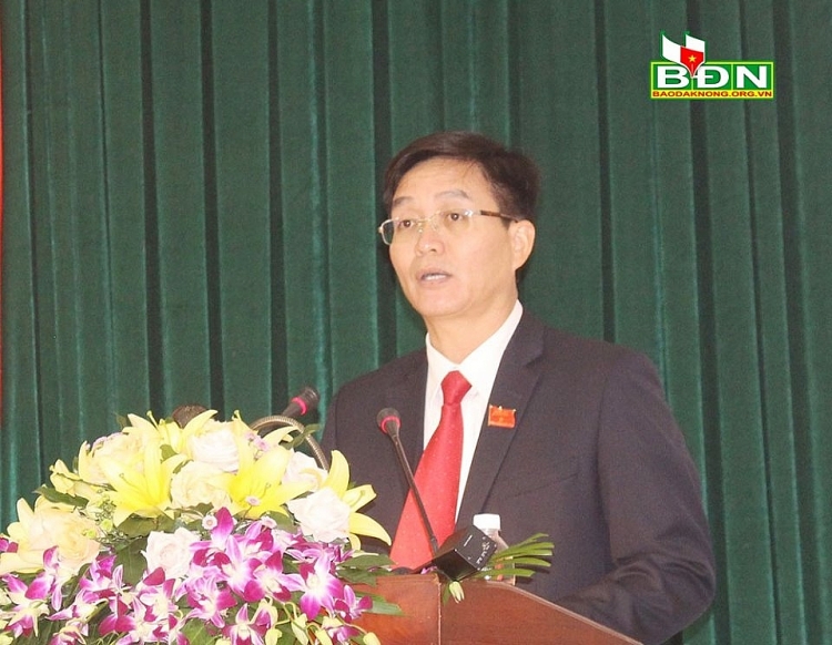 Ông Nguyễn Đình Trung được bầu làm Chủ tịch UBND tỉnh Đắk Nông (Ảnh: Báo Đắk Nông) Ông Nguyễn Đình Trung được bầu làm Chủ tịch UBND tỉnh Đắk Nông (Ảnh: Báo Đắk Nông)