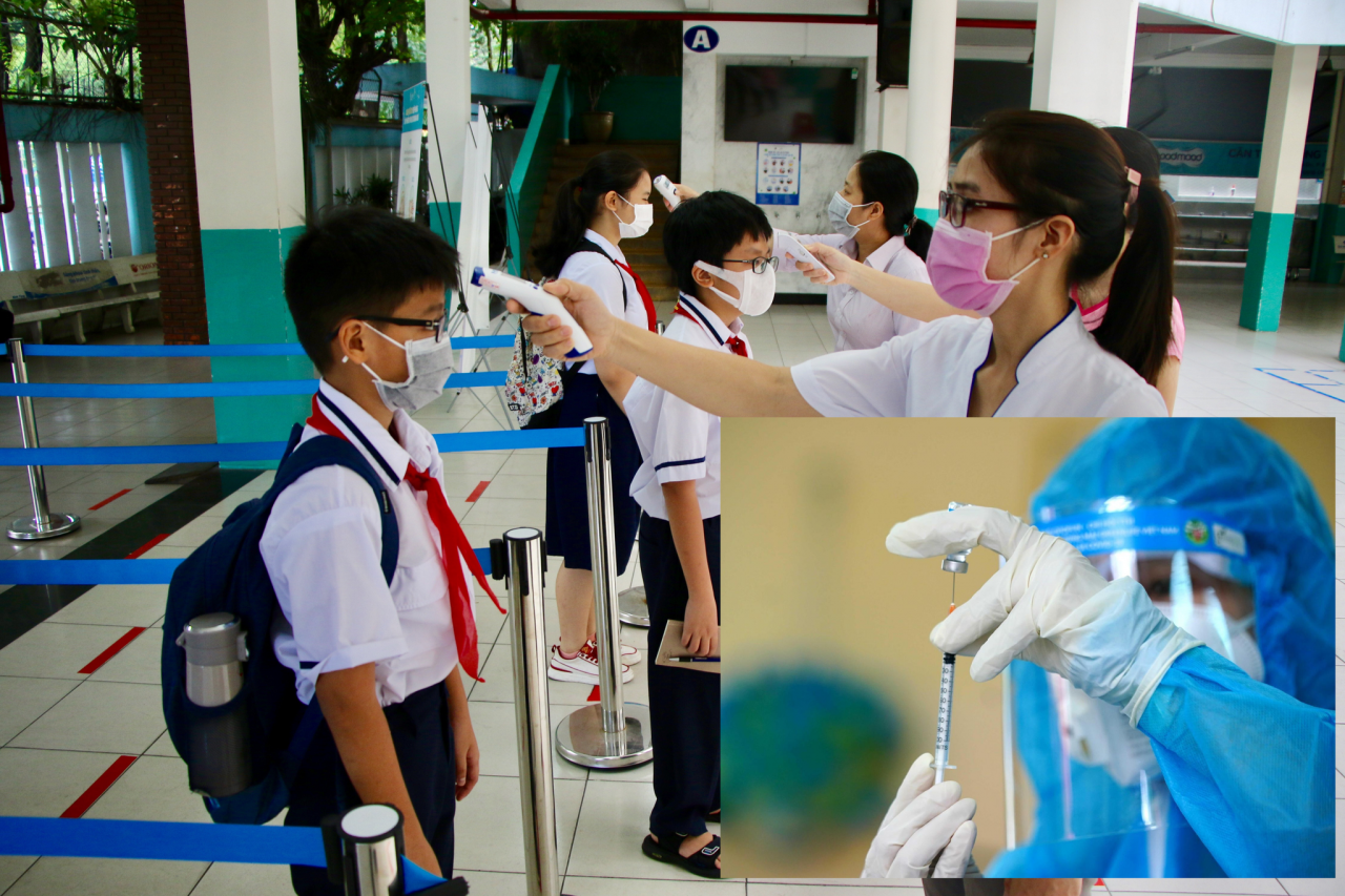 Nhiều tỉnh, thành phải thay đổi lịch học vì dịch COVID-19 (Ảnh minh họa)