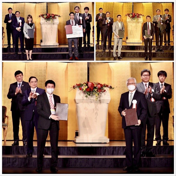 Đại diện các đơn vị thành viên của Tập đoàn T&T Group trao biên bản hợp tác với các đối tác Nhật Bản Đại diện các đơn vị thành viên của Tập đoàn T&T Group trao biên bản hợp tác với các đối tác Nhật Bản