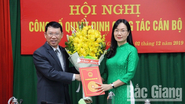 nhan su lanh dao moi tai thai nguyen bac giang khanh hoa