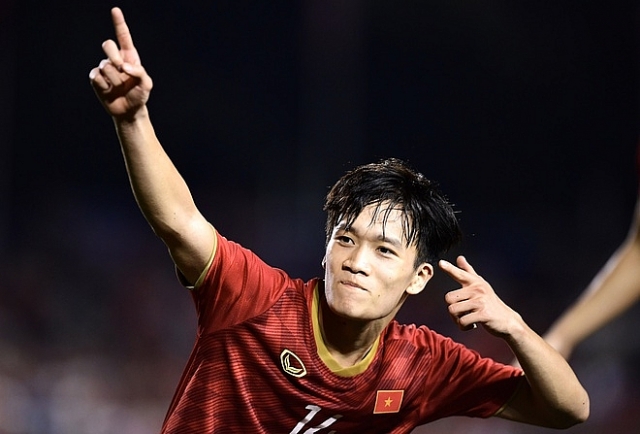 doi hinh du kien u22 viet nam dau u22 indonesia tien linh khong da chinh