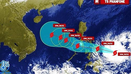 Theo dõi diễn biến, chủ động ứng phó bão Phanfone theo doi dien bien chu dong ung pho bao phanfone