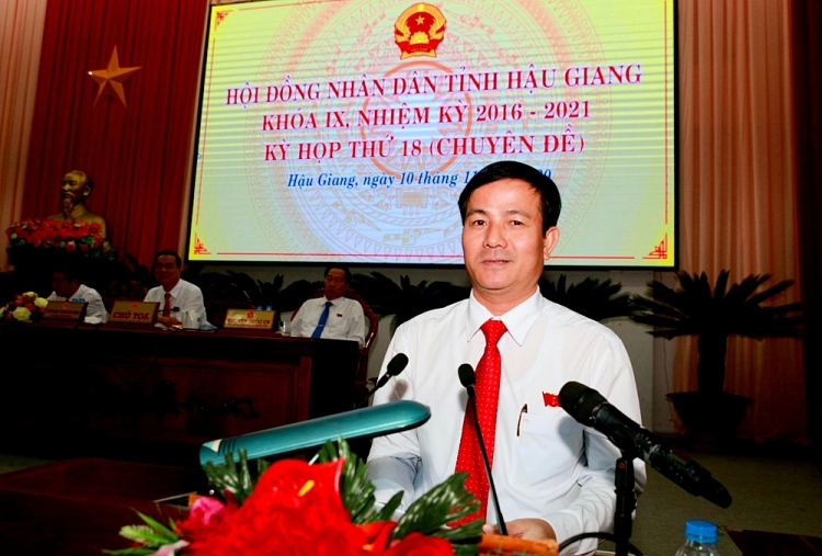 Ông Trần Văn Huyến được bầu làm Chủ tịch HĐND tỉnh Hậu Giang nhiệm kỳ 2016-2021 Ông Trần Văn Huyến được bầu làm Chủ tịch HĐND tỉnh Hậu Giang nhiệm kỳ 2016-2021