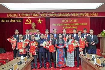 Vĩnh Phúc, Hà Giang kiện toàn nhân sự, bổ nhiệm lãnh đạo mới