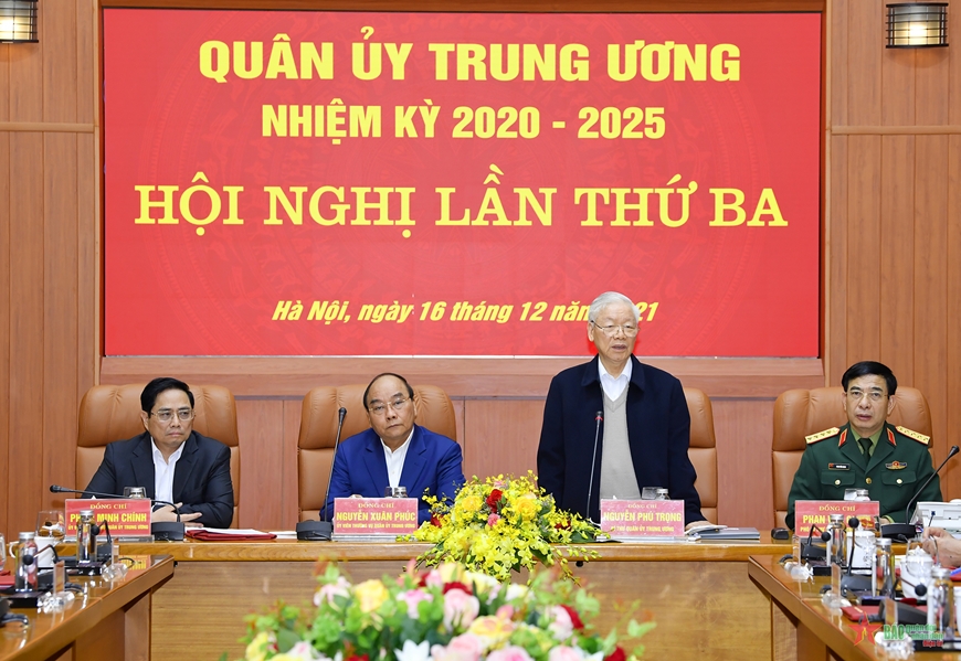 Tổng Bí thư Nguyễn Phú Trọng chủ trì Hội nghị Quân ủy Trung ương lần thứ 3 Tổng Bí thư Nguyễn Phú Trọng chủ trì Hội nghị Quân ủy Trung ương lần thứ 3