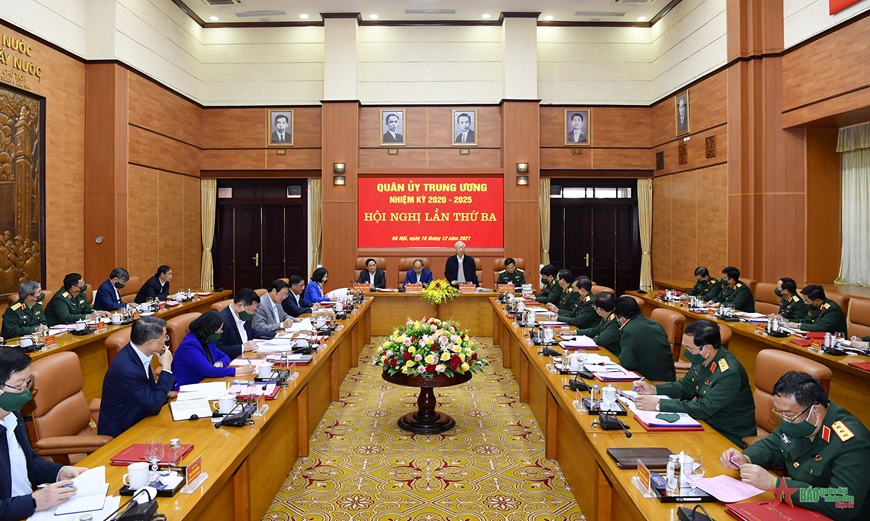 Tổng Bí thư Nguyễn Phú Trọng chủ trì Hội nghị Quân ủy Trung ương lần thứ 3 Tổng Bí thư Nguyễn Phú Trọng chủ trì Hội nghị Quân ủy Trung ương lần thứ 3