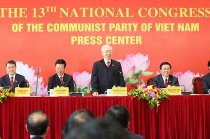各国政党和国际组织等继续致信、致电祝贺越共十三大