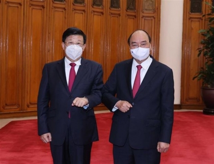 越南政府总理阮春福会见中国公安部部长赵克志