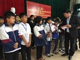 迎难而上的河静省学生获得中国台湾至善基金会的助学金