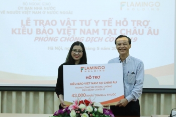 Flamingo Holding Group股份公司向旅居欧洲越南人赠送疫情防控所需医疗物资