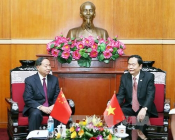 加强越南祖阵与中国全国政协的合作关系