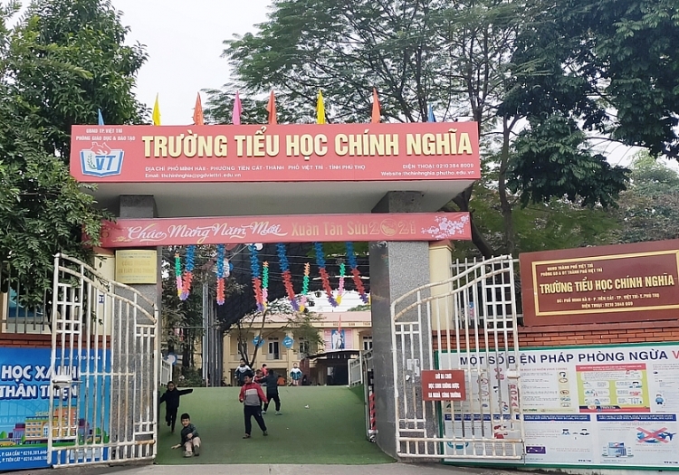 Phú Thọ: Trường TH Chính Nghĩa thu tốt tiền hỗ trợ học buổi chiều HS lớp 1 Phú Thọ: Trường TH Chính Nghĩa thu tốt tiền hỗ trợ học buổi chiều HS lớp 1