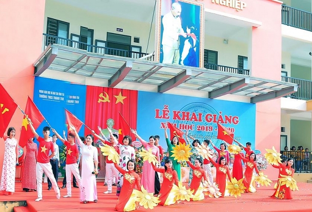 truong thcs thanh tru vuot kho day tot hoc tot