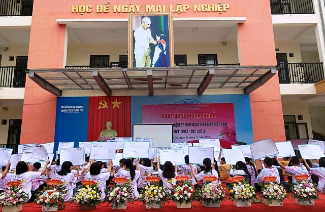 truong thcs thanh tru vuot kho day tot hoc tot
