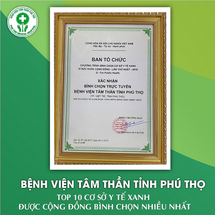 Bệnh viện Tâm thần Phú Thọ: Nâng cao chất lượng chăm sóc sức khỏe điều trị cho người bệnh Bệnh viện Tâm thần Phú Thọ: Nâng cao chất lượng chăm sóc sức khỏe điều trị cho người bệnh