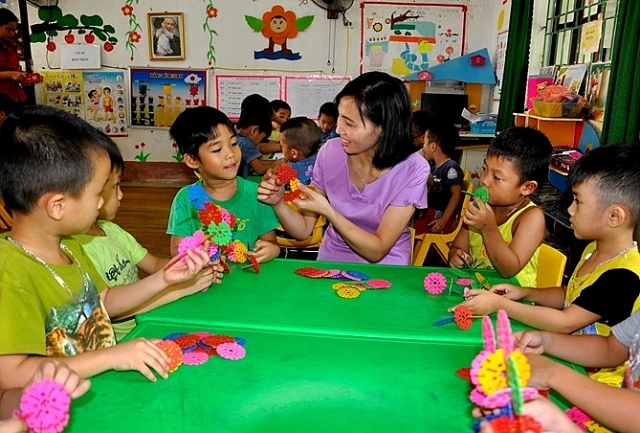 tuan hoc dau tien tai truong man non dao tu sau khi tam nghi phong dich covid 19