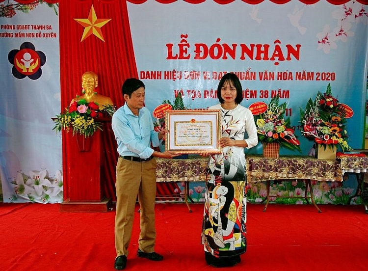 Phú Thọ: Các trường học xã Đỗ Xuyên giữ vững và nâng cao các tiêu chí trường chuẩn quốc gia Phú Thọ: Các trường học xã Đỗ Xuyên giữ vững và nâng cao các tiêu chí trường chuẩn quốc gia