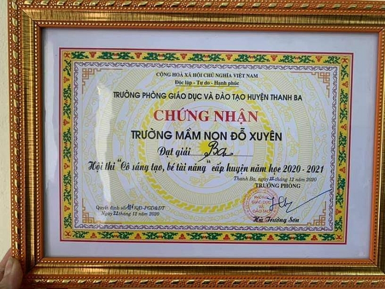 Phú Thọ: Các trường học xã Đỗ Xuyên giữ vững và nâng cao các tiêu chí trường chuẩn quốc gia Phú Thọ: Các trường học xã Đỗ Xuyên giữ vững và nâng cao các tiêu chí trường chuẩn quốc gia