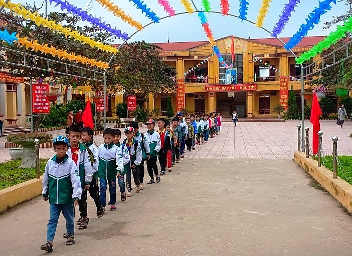Phú Thọ: Các trường học xã Đỗ Xuyên giữ vững và nâng cao các tiêu chí trường chuẩn quốc gia Phú Thọ: Các trường học xã Đỗ Xuyên giữ vững và nâng cao các tiêu chí trường chuẩn quốc gia