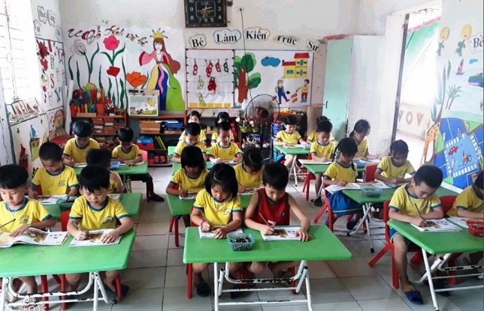 phu tho diem sang xay dung truong mam non lay tre lam trung tam tai huyen phu ninh