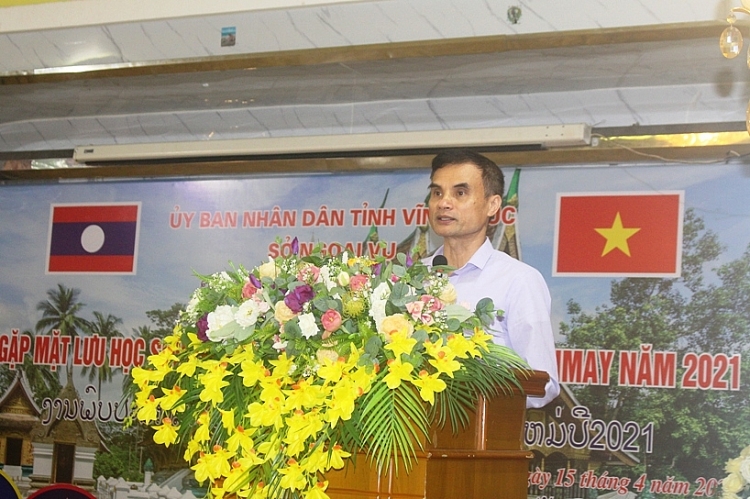 Ra mắt Ban liên lạc lưu học sinh Lào tại Vĩnh Phúc nhân dịp Tết cổ truyền Bunpimay