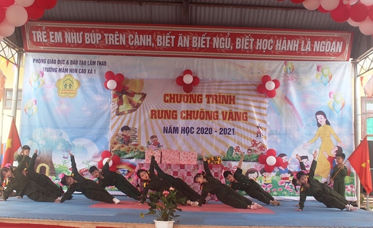 Phú Thọ: Các bé trường Mầm non Cao Xá 1 sôi nổi giao lưu “Rung Chuông vàng” Phú Thọ: Các bé trường Mầm non Cao Xá 1 sôi nổi giao lưu “Rung Chuông vàng”
