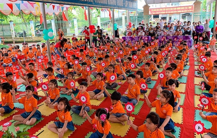 Phú Thọ: Các bé trường Mầm non Cao Xá 1 sôi nổi giao lưu “Rung Chuông vàng” Phú Thọ: Các bé trường Mầm non Cao Xá 1 sôi nổi giao lưu “Rung Chuông vàng”