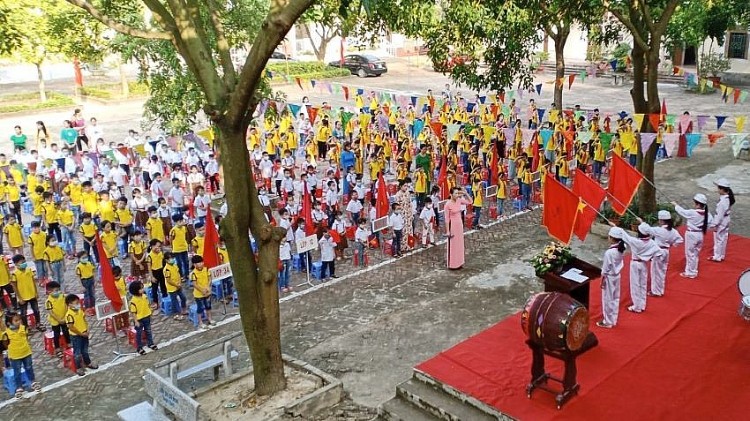 Trường Tiểu học Sơn Lôi B (Vĩnh Phúc) nỗ lực xây dựng “Trường học hạnh phúc” Trường Tiểu học Sơn Lôi B (Vĩnh Phúc) nỗ lực xây dựng “Trường học hạnh phúc”