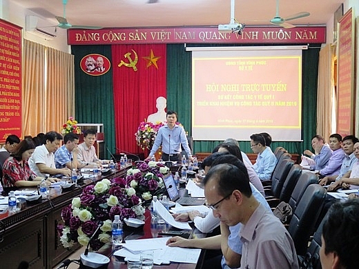 so y te vinh phuc to chuc hoi nghi truc tuyen trien khai nhiem vu quy ii2019