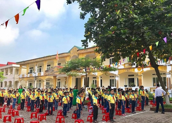 Vĩnh Phúc: Trường Tiểu học Hương Canh B đạt Chuẩn Quốc gia mức độ 2 vinh phuc truong tieu hoc huong canh b dat chuan quoc gia muc do 2