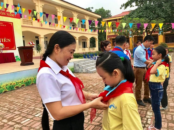 Vĩnh Phúc: Trường Tiểu học Hương Canh B đạt Chuẩn Quốc gia mức độ 2 vinh phuc truong tieu hoc huong canh b dat chuan quoc gia muc do 2
