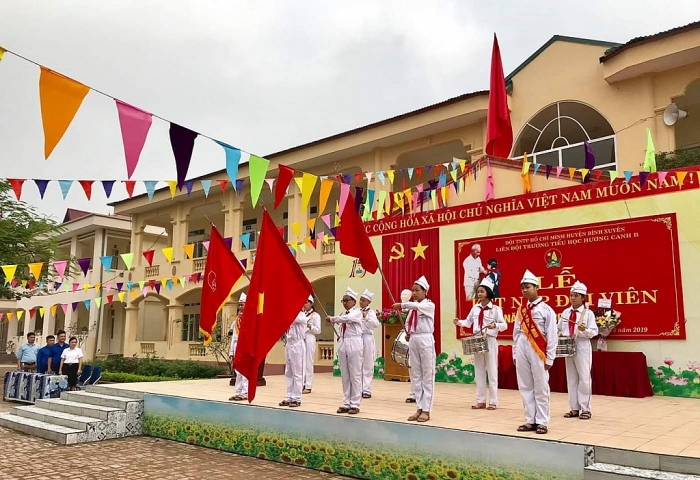 Vĩnh Phúc: Trường Tiểu học Hương Canh B đạt Chuẩn Quốc gia mức độ 2 vinh phuc truong tieu hoc huong canh b dat chuan quoc gia muc do 2