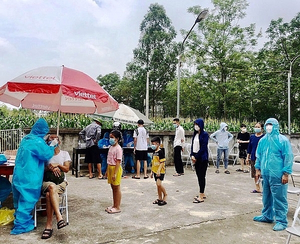 Phú Thọ: 26 F1 và 2.214 công nhân còn lại của Công ty Namuga âm tính Covid-19 Phú Thọ: 26 F1 và 2.214 công nhân còn lại của Công ty Namuga âm tính Covid-19