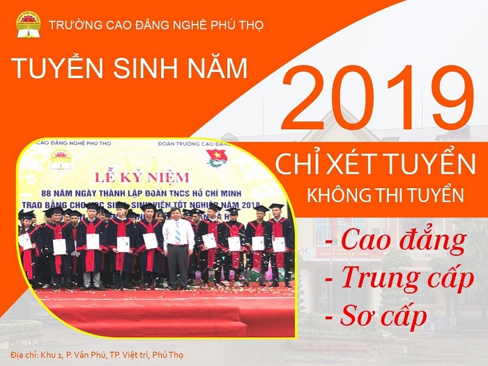truong cao dang nghe phu tho tuyen sinh nam 2019