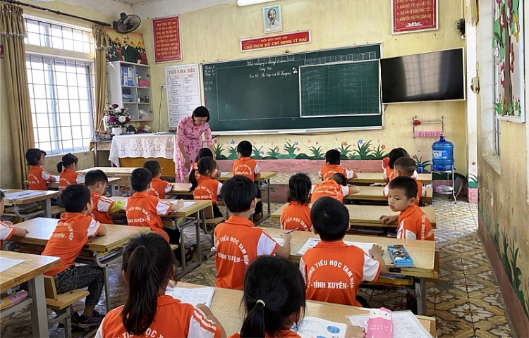 Trường Tiểu học Tam Hợp triển khai đồng bộ các giải pháp nâng cao chất lượng giáo dục toàn diện