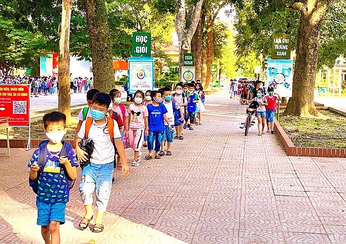 Đổi thay tích cực từ việc tạo lập môi trường học tập hạnh phúc Đổi thay tích cực từ việc tạo lập môi trường học tập hạnh phúc