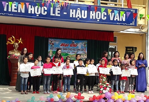 Trường Tiểu học và THCS Trung Mỹ sẵn sàng đón chào năm học mới 2019 - 2020 truong tieu hoc va thcs trung my san sang don chao nam hoc moi 2019 2020
