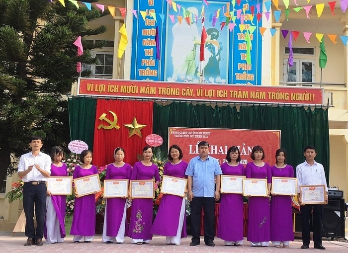 truong tieu hoc thien ke a dat chuan quoc gia muc do 2