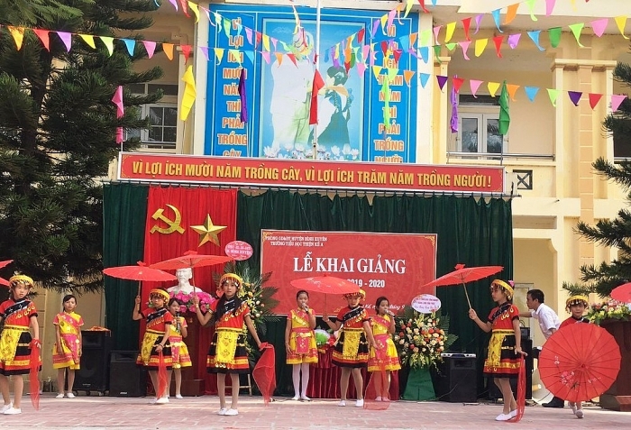 truong tieu hoc thien ke a dat chuan quoc gia muc do 2