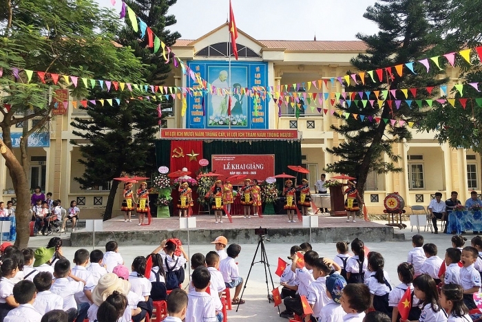 truong tieu hoc thien ke a dat chuan quoc gia muc do 2