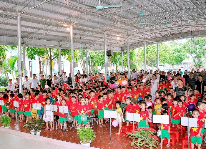 Trường Mầm non Gia Khánh duy trì tốt các tiêu chí trường Chuẩn Quốc gia mức độ 2 truong mam non gia khanh duy tri tot cac tieu chi truong chuan quoc gia muc do 2