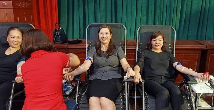 Phú Thọ: Hơn 200 cán bộ giáo viên ngành Giáo dục huyện Lâm Thao hiến máu tình nguyện phu tho hon 200 can bo giao vien nganh giao duc huyen lam thao hien mau tinh nguyen