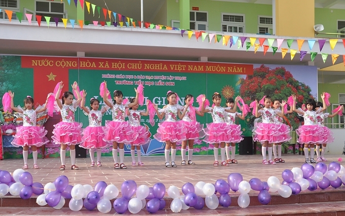 Trường Tiểu học Liễn Sơn: Tích cực đổi mới phương pháp dạy học, tăng cường giáo dục kỹ năng sống truong tieu hoc lien son tich cuc doi moi phuong phap day hoc tang cuong giao duc ky nang song