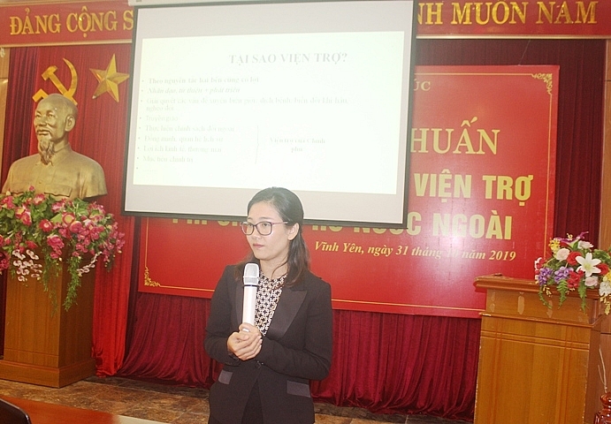 Vĩnh Phúc: Tập huấn công tác vận động viện trợ phi Chính phủ nước ngoài cho gần 100 học viên vinh phuc tap huan cong tac van dong vien tro phi chinh phu nuoc ngoai cho gan 100 hoc vien