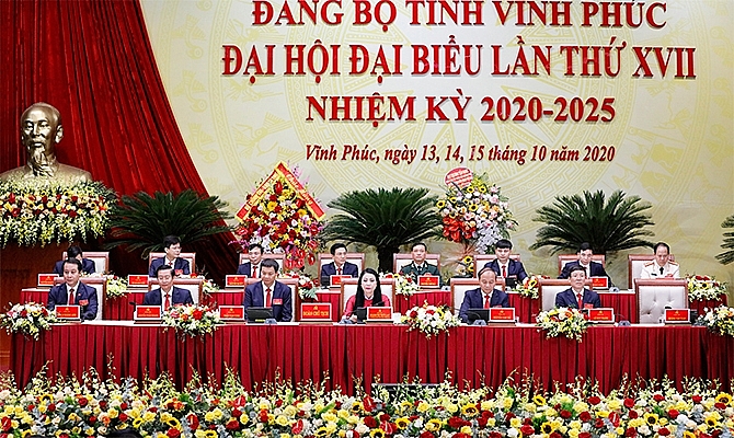 Vĩnh Phúc: Khai mạc Đại hội đại biểu Đảng bộ tỉnh lần thứ XVII nhiệm kỳ 2020 – 2025 Vĩnh Phúc: Khai mạc Đại hội đại biểu Đảng bộ tỉnh lần thứ XVII nhiệm kỳ 2020 – 2025