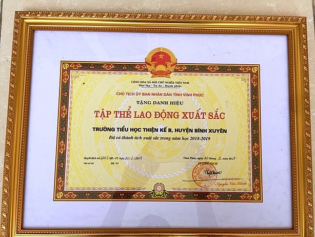 Trường Tiểu học Thiện Kế B: Điểm sáng chất lượng giáo dục bậc Tiểu học huỵên Bình Xuyên truong tieu hoc thien ke b diem sang chat luong giao duc bac tieu hoc huyen binh xuyen
