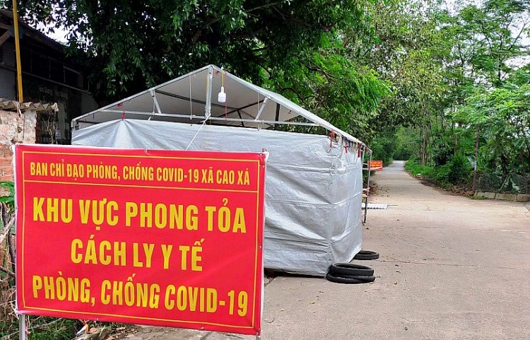 Huyện Lâm Thao dừng phong tỏa, cách ly y tế 15 hộ dân khu 13, xã Cao Xá Huyện Lâm Thao dừng phong tỏa, cách ly y tế 15 hộ dân khu 13, xã Cao Xá