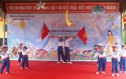 Sôi nổi giao lưu “Chiến sỹ tý hon” tại trường Mầm non Cao Xá 1, tỉnh Phú Thọ
